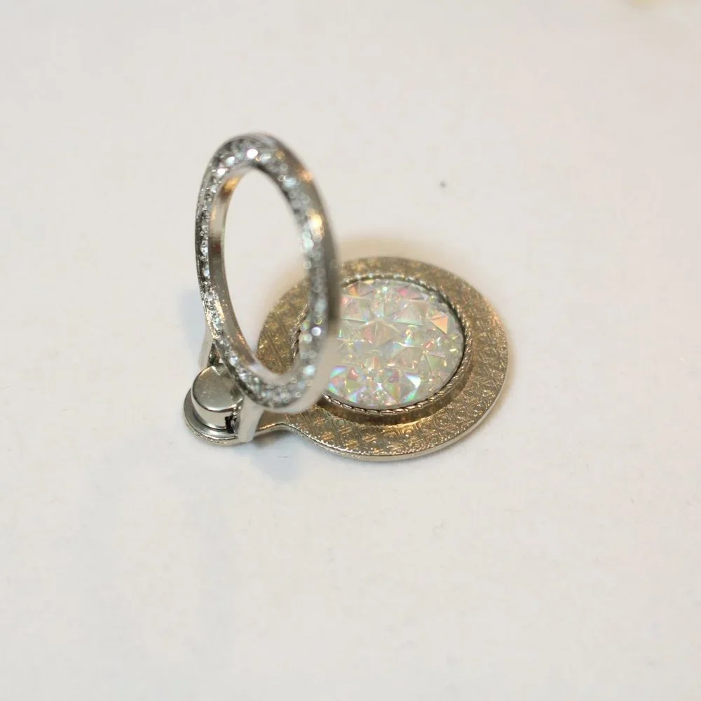 N/A silver rhinestone